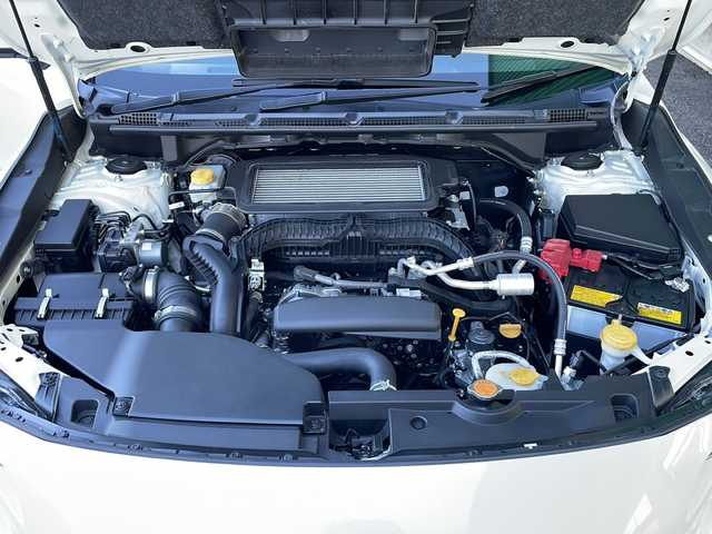 スバル レヴォーグ 1．8STIスポーツ EX 岐阜県 2023(令5)年 1.9万km クリスタルホワイトP 禁煙車/アイサイト/AM/FM/USB/純正ナビ/アップルカープレイ/アンドロイドオート/クルーズコントロール/ドライブモードセレクト/レーンキープアシスト/パワーバックドア/パワーシート/赤レザーシート/シートヒーター/シートメモリー/サイドカメラ/バックカメラ/ドライブレコーダー/純正アルミホイール/純正フロアマット/ビルトインETC/プッシュスタート/オートエアコン/オートライト/スマートキー/スペアキー