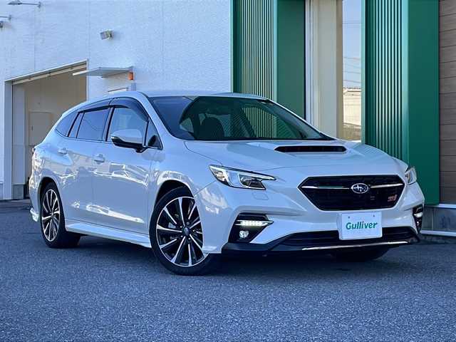 スバル レヴォーグ 1．8STIスポーツ EX 岐阜県 2023(令5)年 1.9万km クリスタルホワイトP 禁煙車/アイサイト/AM/FM/USB/純正ナビ/アップルカープレイ/アンドロイドオート/クルーズコントロール/ドライブモードセレクト/レーンキープアシスト/パワーバックドア/パワーシート/赤レザーシート/シートヒーター/シートメモリー/サイドカメラ/バックカメラ/ドライブレコーダー/純正アルミホイール/純正フロアマット/ビルトインETC/プッシュスタート/オートエアコン/オートライト/スマートキー/スペアキー