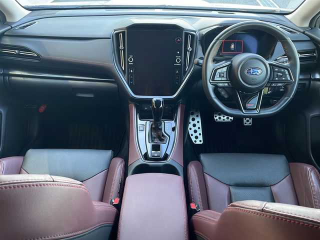 スバル レヴォーグ 1．8STIスポーツ EX 岐阜県 2023(令5)年 1.9万km クリスタルホワイトP 禁煙車/アイサイト/AM/FM/USB/純正ナビ/アップルカープレイ/アンドロイドオート/クルーズコントロール/ドライブモードセレクト/レーンキープアシスト/パワーバックドア/パワーシート/赤レザーシート/シートヒーター/シートメモリー/サイドカメラ/バックカメラ/ドライブレコーダー/純正アルミホイール/純正フロアマット/ビルトインETC/プッシュスタート/オートエアコン/オートライト/スマートキー/スペアキー