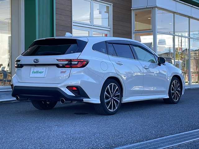 スバル レヴォーグ 1．8STIスポーツ EX 岐阜県 2023(令5)年 1.9万km クリスタルホワイトP 禁煙車/アイサイト/AM/FM/USB/純正ナビ/アップルカープレイ/アンドロイドオート/クルーズコントロール/ドライブモードセレクト/レーンキープアシスト/パワーバックドア/パワーシート/赤レザーシート/シートヒーター/シートメモリー/サイドカメラ/バックカメラ/ドライブレコーダー/純正アルミホイール/純正フロアマット/ビルトインETC/プッシュスタート/オートエアコン/オートライト/スマートキー/スペアキー