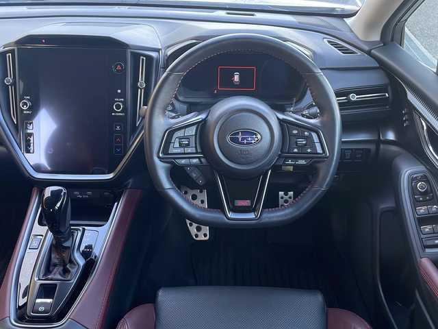 スバル レヴォーグ 1．8STIスポーツ EX 岐阜県 2023(令5)年 1.9万km クリスタルホワイトP 禁煙車/アイサイト/AM/FM/USB/純正ナビ/アップルカープレイ/アンドロイドオート/クルーズコントロール/ドライブモードセレクト/レーンキープアシスト/パワーバックドア/パワーシート/赤レザーシート/シートヒーター/シートメモリー/サイドカメラ/バックカメラ/ドライブレコーダー/純正アルミホイール/純正フロアマット/ビルトインETC/プッシュスタート/オートエアコン/オートライト/スマートキー/スペアキー