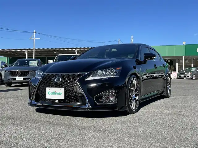 レクサス ＧＳ 350 Fスポーツ 千葉県 2012(平24)年 4.8万km ブラック 社外エアロ(F/S/R)/社外フロントバンパー/社外3連LEDヘッドライト/RS-R車高調＆ローダウンサス/VOLKRACING20インチアルミホイール/社外テールランプ/マークレビンソンサウンドシステム/純正HDDメーカーオプションナビ/・CD/DVD/MSV/Bluetooth/フルセグ/バックカメラ/レザーシート/前席パワーシート/前席シートヒーター/前席シートベンチレーション/アダプティブクルーズコントロール/スマートキー/パワートランクリッド/前後コーナーセンサー/ヘッドアップディスプレイ/オートマチックハイビーム/パドルシフト/社外タワーバー/社外ドライブレコーダー/ビルトインETC/フォグランプ/本革巻きステアリング/サイド＆カーテンエアバッグ/電動リヤサンシェード