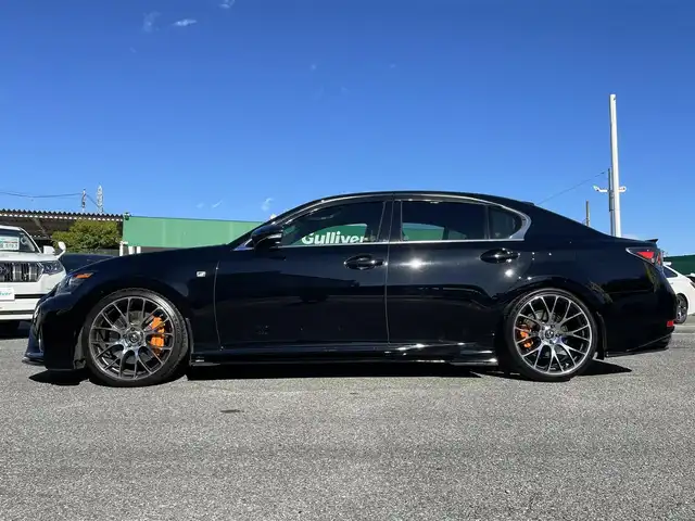 レクサス ＧＳ 350 Fスポーツ 千葉県 2012(平24)年 4.8万km ブラック 社外エアロ(F/S/R)/社外フロントバンパー/社外3連LEDヘッドライト/RS-R車高調＆ローダウンサス/VOLKRACING20インチアルミホイール/社外テールランプ/マークレビンソンサウンドシステム/純正HDDメーカーオプションナビ/・CD/DVD/MSV/Bluetooth/フルセグ/バックカメラ/レザーシート/前席パワーシート/前席シートヒーター/前席シートベンチレーション/アダプティブクルーズコントロール/スマートキー/パワートランクリッド/前後コーナーセンサー/ヘッドアップディスプレイ/オートマチックハイビーム/パドルシフト/社外タワーバー/社外ドライブレコーダー/ビルトインETC/フォグランプ/本革巻きステアリング/サイド＆カーテンエアバッグ/電動リヤサンシェード