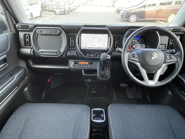 スズキ ハスラー Jスタイル ターボ 静岡県 2022(令4)年 6.4万km クールカーキパールメタリック/ホワイト2トーンルーフ 純正ナビ/・フルセグTV/・Bluetooth接続/・DVD再生/・USB入力端子/スズキセーフティーサポート/デュアルカメラブレーキサポート/レーダークルーズコントロール/全方位カメラ/プッシュスタート/スマートキー/スペアキー/前席シートヒーター/LEDオートライト/オートハイビーム/リアコーナーセンサー/ドラレコ/ビルトインETC2.0/取扱説明書/保証書