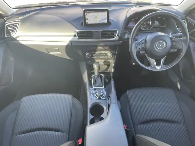 マツダ アクセラ スポーツ 15S ツーリング 福島県 2015(平27)年 5.1万km アルミニウムメタリック ワンオーナー/純正メモリーナビ/CD/DVD/BT/USB/フルセグTV/社外16インチAW(純正16AW＋夏タイヤ積込)/レーダークルーズコントロール/リアビークルモニタリングシステム/アダプティブフロントライティングシステム/ヘッドアップディスプレイ/ステアリングリモコン/バックカメラ/パドルシフト/オートライト/LEDヘッドライト/フォグライト/プッシュスタート/ドアバイザー/フロアマット/i-stop/ETC