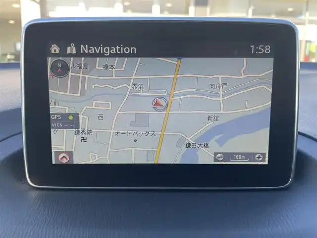 マツダ アクセラ スポーツ 15S ツーリング 福島県 2015(平27)年 5.1万km アルミニウムメタリック ワンオーナー/純正メモリーナビ/CD/DVD/BT/USB/フルセグTV/社外16インチAW(純正16AW＋夏タイヤ積込)/レーダークルーズコントロール/リアビークルモニタリングシステム/アダプティブフロントライティングシステム/ヘッドアップディスプレイ/ステアリングリモコン/バックカメラ/パドルシフト/オートライト/LEDヘッドライト/フォグライト/プッシュスタート/ドアバイザー/フロアマット/i-stop/ETC