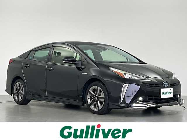 トヨタ プリウス S ツーリングセレクション 岐阜県 2019(令1)年 6.9万km アティチュードブラックマイカ アルパインナビ　/フルセグ地デジ　/ブラックレザーシート/モデリスタエアロ　/セーフティセンス　/バックモニター　/ナビレディパッケージ　/クリアランスソナー/LEDフォグ　/LEDヘッドライト　/シートヒーター　/コーナーセンサー　/スマートキー　/ETC/追従クルーズコントロール/Bluetooth/CD/DVD
