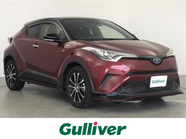トヨタ Ｃ－ＨＲ S LEDエディション 愛知県 2017(平29)年 5.9万km ブラック/センシュアルレッドマイカ 2トーン 社外SDナビ/バックカメラ/クルーズココントロール/ETC装備/TV視聴可能/DVD再生/純正フロアマット/社外AW/レーンキープ/オートライト/オートマチックハイビーム/純正LEDライト/フォグランプ/衝突軽減/オートホールド/シガーソケット