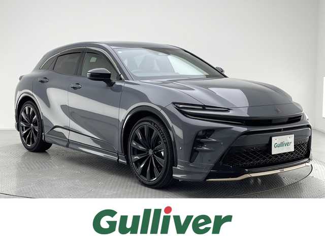 トヨタ クラウン スポーツ Z 兵庫県 2024(令6)年 0.8万km グレー ワンオーナー/モデリスタエアロ/純正12.3インチディスプレイオーディオ/（フルセグ/USB/Bluetooth）/Tコネクト/Miracast/ETC/デジタルインナーミラー/全方位モニター/ヘッドアップディスプレイ/トヨタチームメイト/・レーダークルコン/・LDA/・BSM/・PCS/・PDA/・RCTA/・RCD/・PKSB/・SEA/・AVSP/・RSA/・後方車両接近告知/置くだけ充電/パワーバックドア/レザーシート/シートヒーター・エアーシート（D/N席）/LEDヘッドライト/LEDフォグ/オートライト/オートライトハイビーム/ヘッドライトウォッシャー//スマートキー/スペアキー/取扱説明書/保証書/カラーコード　1M2   アッシュ