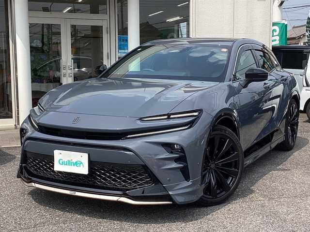 トヨタ クラウン スポーツ Z 兵庫県 2024(令6)年 0.8万km グレー ワンオーナー/モデリスタエアロ/純正12.3インチディスプレイオーディオ/（フルセグ/USB/Bluetooth）/Tコネクト/Miracast/ETC/デジタルインナーミラー/全方位モニター/ヘッドアップディスプレイ/トヨタチームメイト/・レーダークルコン/・LDA/・BSM/・PCS/・PDA/・RCTA/・RCD/・PKSB/・SEA/・AVSP/・RSA/・後方車両接近告知/置くだけ充電/パワーバックドア/レザーシート/シートヒーター・エアーシート（D/N席）/LEDヘッドライト/LEDフォグ/オートライト/オートライトハイビーム/ヘッドライトウォッシャー//スマートキー/スペアキー/取扱説明書/保証書/カラーコード　1M2   アッシュ