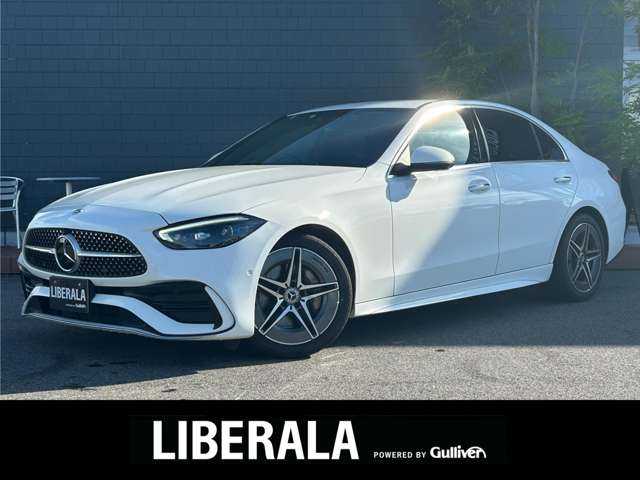 メルセデス・ベンツ Ｍ・ベンツ Ｃ２２０ｄ アバンギャルド　AMGライン 滋賀県 2022(令4)年 2万km ポーラホワイト HUD/アンビエントライト/ハーフレザーシート/・前席メモリ付きパワーシート/・前席シートヒーター/純正ナビ/３６０°カメラ/フルセグ/CarPlay/ＡＣＣ/ＢＳＭ/レーンキープ/純正ＬＥＤデジタルライト/パワートランク