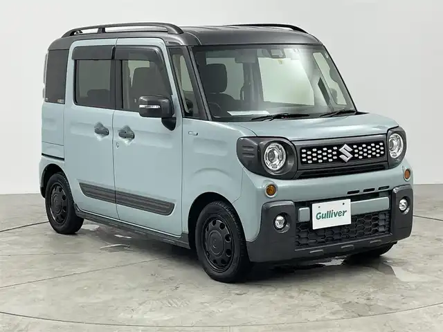 スズキ スペーシア ギア HYBRID XZ 愛知県 2020(令2)年 2.8万km オフブルーメタリック/ガンメタリック2トーンルーフ 純正7型メモリナビ/(フルセグTV/DVD/CD/BT/SD）/バックカメラ/前席シートヒーター/前後ドラレコ/スズキセーフティサポート/衝突軽減システム/レーンキープアシスト/コーナーセンサー/オートマチックハイビーム/ドアバイザー/ルーフレール/カーテンエアバグ/両側パワースライドドア/純正14インチAW/純正フロアマット/純正LEDヘッドライト/アイドリングストップ