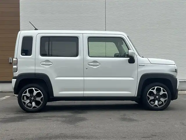 スズキ ハスラー HYBRID X 秋田県 2020(令2)年 9.6万km ピュアホワイトP ４WD/衝突被害軽減ブレーキデュアルカメラブレーキサポート/LEDヘッドライト/純正メモリナビ（DVD/CD再生可能）/フルセグ/全方位モニター/スズキ純正１５インチアルミ（夏タイヤ装着）/スマートキー/アイドリングストップ/プッシュスタート/レーンキープアシスト/コーナーセンサー/オートマチックハイビーム/ダウンヒルアシストコントロール/ステアリングスイッチ/前席シートヒーター/純正フロアマット/オートライト/オートエアコン/パワーステアリング/パワーウィンドウ/横滑り防止/盗難防止装置/寒冷地仕様/電動格納ウィンカーミラー