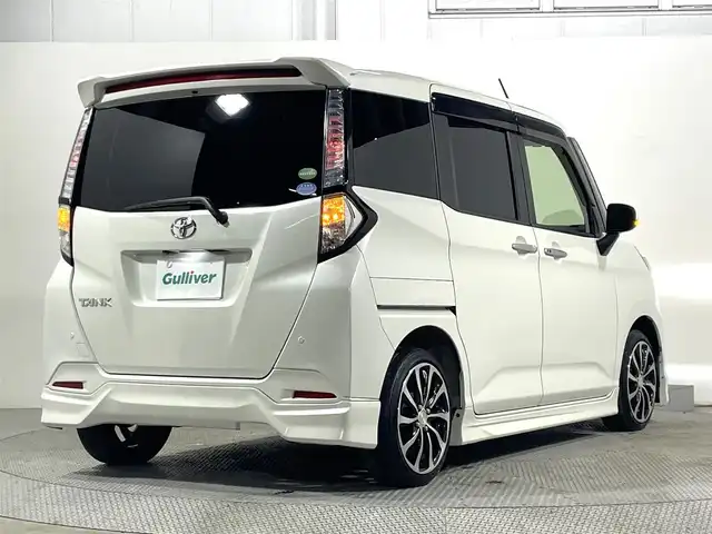 トヨタ タンク G S 大阪府 2017(平29)年 5.2万km パールホワイトⅢ モデリスタエアロ 純正9incナビTV バックカメラ 両側パワースライドドア シートヒーター クルーズコントロール 衝突軽減ブレーキ レーンアシスト スマートキー プッシュスタート アイドリングストップ ETC
