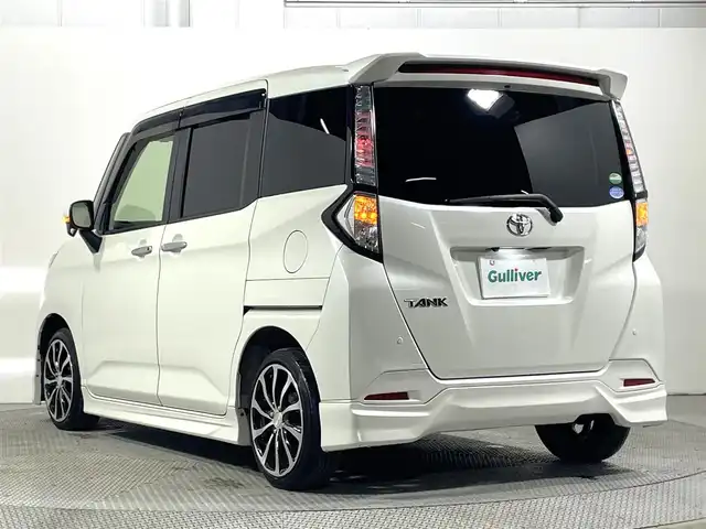 トヨタ タンク G S 大阪府 2017(平29)年 5.2万km パールホワイトⅢ モデリスタエアロ 純正9incナビTV バックカメラ 両側パワースライドドア シートヒーター クルーズコントロール 衝突軽減ブレーキ レーンアシスト スマートキー プッシュスタート アイドリングストップ ETC