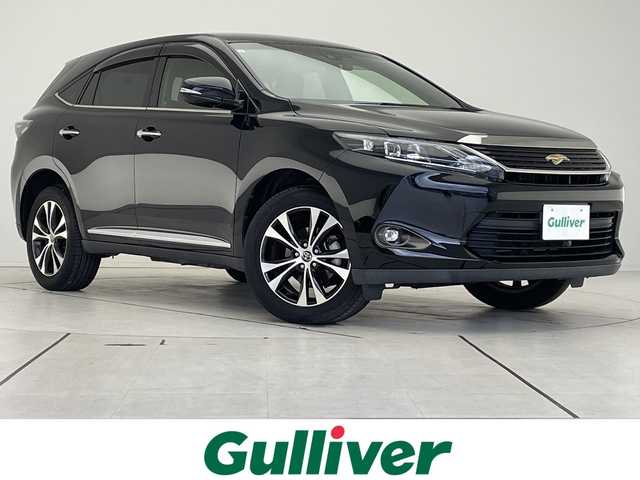 トヨタ ハリアー プレミアム スタイルモーヴ 愛知県 2016(平28)年 2.7万km ブラック トヨタセーフティセンス/純正9型ナビ/クルーズコントロール/フルセグ/Bluetooth/パワーシート/シートヒーター/バックカメラ/電動リアゲート/ドライブレコーダー/ETC/オートマチックハイビーム/ステアリングスイッチ/スマートキー/プッシュスタート