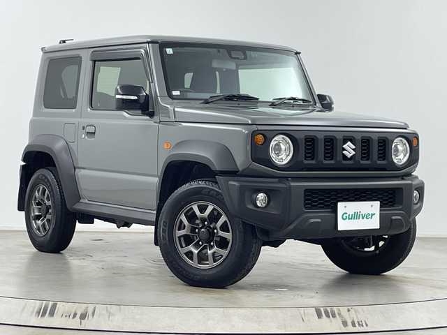 スズキ ジムニー シエラ JC 埼玉県 2023(令5)年 2.1万km ミディアムグレー 純正SDナビ/（BT/DVD/フルTV/CD/AM/FM）/スズキセーフティセンス/・クルーズコントロール/・オートハイビーム/シートヒーター/純正アルミホイール/純正フロアマット/ビルトインETC/スマートキー/スペア1本