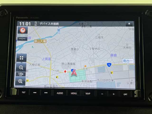 スズキ ジムニー シエラ JC 埼玉県 2023(令5)年 2.1万km ミディアムグレー 純正SDナビ/（BT/DVD/フルTV/CD/AM/FM）/スズキセーフティセンス/・クルーズコントロール/・オートハイビーム/シートヒーター/純正アルミホイール/純正フロアマット/ビルトインETC/スマートキー/スペア1本