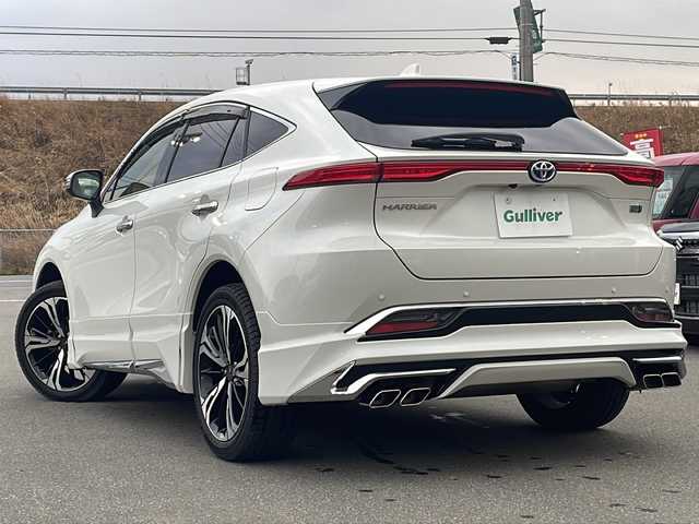 トヨタ ハリアー ハイブリッド Z レザーパッケージ 青森県 2020(令2)年 3.6万km ホワイトパールクリスタルシャイン ・本革シート/・モデリスタエアロ/・モデリスタ20インチAW/・純正ナビ/・全方位カメラ/・Bluetooth/フルセグ/・衝突軽減ブレーキ/・レーンキープアシスト/・レーダークルーズコントロール/・パワーバックドア/・ドライブレコーダー/・パワーシート/・シートヒーター/・ハンドルヒーター/・スマートキー/・ETC/・保証書・取説あり