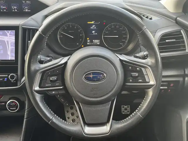 スバル インプレッサ スポーツ 1．6i－LアイサイトSスタイル 岡山県 2019(平31)年 4.4万km ダークブルーパール 純正8インチダイアトーンサウンドナビ/フルセグTV、CD、DVD、Bluetooth、AM、FM/バックカメラ/ETC/電動パーキングブレーキ/アイサイトVer3/・プリクラッシュブレーキ/・後退時自動ブレーキシステム/・AT誤発進抑制制御/・AT誤後進抑制制御/・全車速追従機能付きクルーズコントロール/・アクティブレーンキープ/・車線逸脱警報/・ふらつき警報