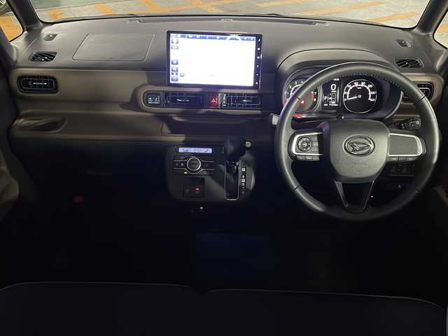 ダイハツ ムーヴ キャンバス セオリー G 広島県 2023(令5)年 1.2万km レーザーブルークリスタルシャイン 純正９型ナビ/バックカメラ/シートヒーター/両側パワースライドドア/フルセグ/コーナーセンサー/ドラレコ/オートマチックハイビーム/衝突軽減/踏み間違い防止/レーンキープアシスト/ＬＥＤヘッドライト/エアバッグ(運転席/助手席/サイド/カーテン)