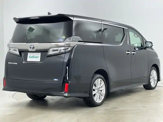 トヨタ ヴェルファイア Z Aエディション 道央・札幌 2018(平30)年 7.3万km ブラック ・純正ナビ&BT&CD&DVD&SD/・両側パワースライドドア/・バックカメラ/・フリップダウンモニター/・トヨタセーフティセンス/・プリクラッシュセーフティ/・レーントレーシングアシスト/・クリアランスソナー/・ロードサインアシスト/・アイドリングストップ/・横滑り防止装置/・nanoe/・ビルトインETC2.0/・オットマン/・ステアリングスイッチ/・電動格納ミラー/・純正フロアマット/・プッシュスタート/・LEDヘッドライト/・オートマチックハイビーム/・オートライト/・スマートキー