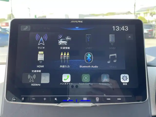 三菱 ｅＫスペース G 岡山県 2022(令4)年 0.6万km スターリングシルバーM アルパイン製ディスプレイオーディオ/AM、FM、HDMI、Bluetooth/ETC/バックカメラ/片側パワースライドドア/前後コーナーセンサー/全方位ドラレコ　HDR360GS/前席シートヒーター/スマートキー/プッシュスタート