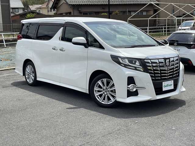 トヨタ アルファード S 岐阜県 2016(平28)年 0.6万km ホワイトパールクリスタルシャイン メモリナビ/フルセグテレビ/バックカメラ/フリップダウンモニター/ウィンカーミラー/クルーズコントロール/ドアバイザー/プッシュスタート/両側パワースライドドア/ETC