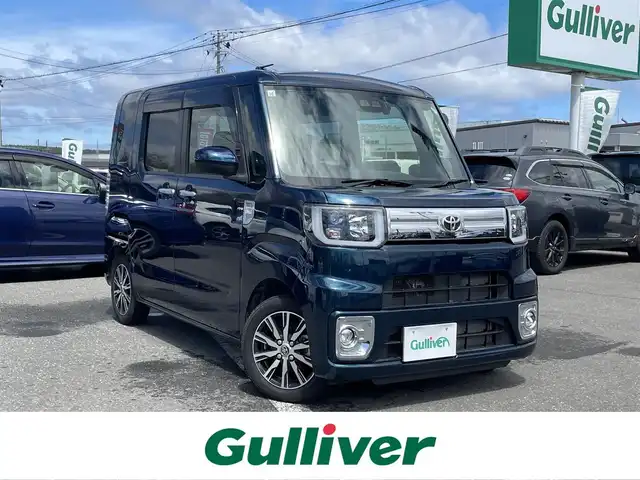 トヨタ ピクシスメガ Gターボ SAⅢ 青森県 2021(令3)年 2.8万km レーザーブルークリスタルシャイン 4WD/トヨタセーフティセンスC/純正メモリナビ/　 CD/DVD/BT/SD/フルセグTV/バックカメラ/両側パワースライドドア/シートヒーター/LEDオートライト/フォグランプ/純正14インチアルミホイール/ETC/ドライブレコーダー/スマートキー