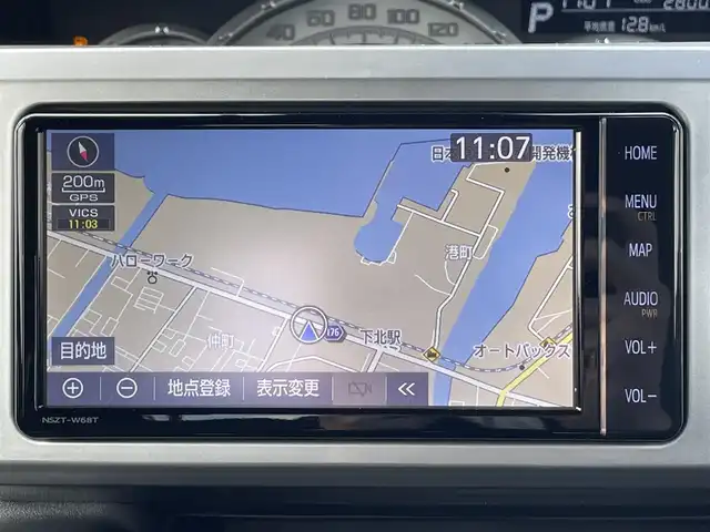トヨタ ピクシスメガ Gターボ SAⅢ 青森県 2021(令3)年 2.8万km レーザーブルークリスタルシャイン 4WD/トヨタセーフティセンスC/純正メモリナビ/　 CD/DVD/BT/SD/フルセグTV/バックカメラ/両側パワースライドドア/シートヒーター/LEDオートライト/フォグランプ/純正14インチアルミホイール/ETC/ドライブレコーダー/スマートキー