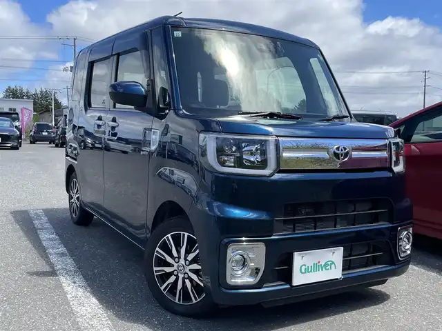 トヨタ ピクシスメガ Gターボ SAⅢ 青森県 2021(令3)年 2.8万km レーザーブルークリスタルシャイン 4WD/トヨタセーフティセンスC/純正メモリナビ/　 CD/DVD/BT/SD/フルセグTV/バックカメラ/両側パワースライドドア/シートヒーター/LEDオートライト/フォグランプ/純正14インチアルミホイール/ETC/ドライブレコーダー/スマートキー