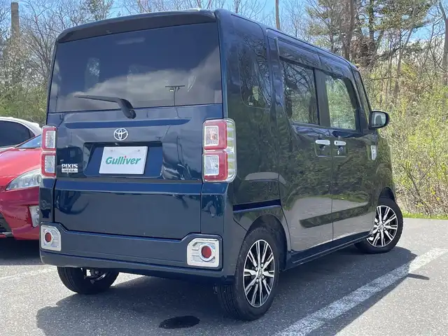 トヨタ ピクシスメガ Gターボ SAⅢ 青森県 2021(令3)年 2.8万km レーザーブルークリスタルシャイン 4WD/トヨタセーフティセンスC/純正メモリナビ/　 CD/DVD/BT/SD/フルセグTV/バックカメラ/両側パワースライドドア/シートヒーター/LEDオートライト/フォグランプ/純正14インチアルミホイール/ETC/ドライブレコーダー/スマートキー