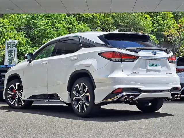 レクサス ＲＸ 450h バージョンL 大阪府 2021(令3)年 6万km ソニッククォーツ /禁煙車//ワンオーナー車//モデリスタエアロ(フロント・サイド・リア・リアスポイラー・マフラー)//パノラマルーフ//3眼フルLEDヘッドライト//ブレードスキャンアダプティブハイビーム//ヘッドランプクリーナー//ヘッドアップディスプレイ//ブラインドスポットモニター//パノラミックビューモニター//ハンズフリーパワーバックドア//黒本革シート//前席メモリー付パワーシート//前席シートヒーター・ベンチレーション//後席シートヒーター//ビルトインETC2.0//パドルシフト//純正20インチアルミホイール//保証書//取扱説明書//スペアキー×2