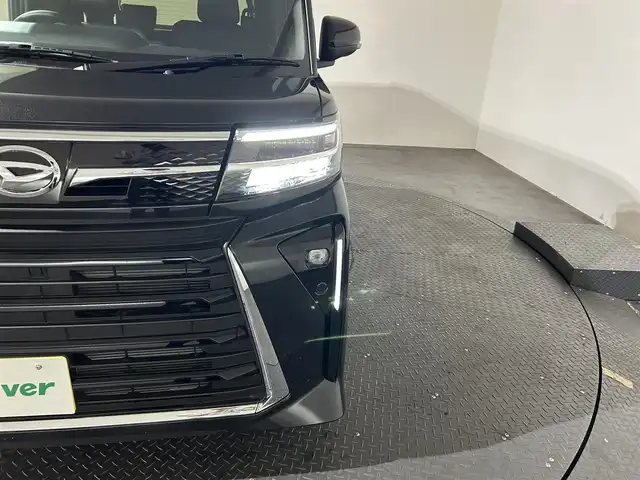 ダイハツ タント カスタム RS 愛媛県 2024(令6)年 0.4万km ブラックマイカメタリック 社外ディスプレイオーディオ　バックカメラ　両側パワースライドドア　純正フロアマット　前後コーナーセンサー　シートヒーター　Bluetooth　CD　APPLECarPlay LEDヘッドライト