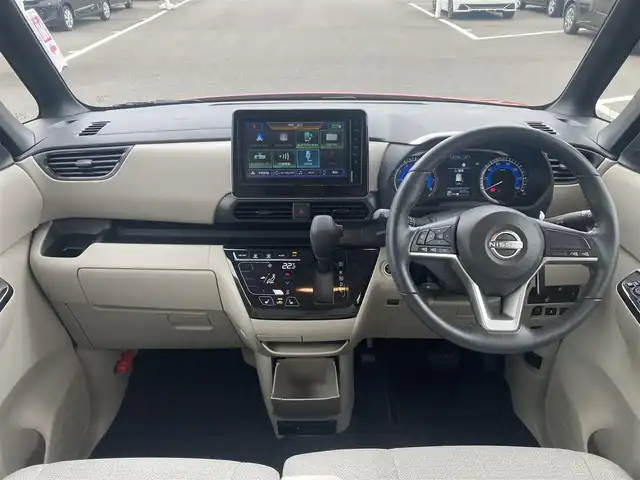 日産 ルークス X 栃木県 2023(令5)年 0.9万km ブロッサムピンク エマージェンシーブレーキ/純正9インチディスプレイオーディオ/AndroidAuto/AppleCarPlay/AM/FM/Bluetooth/アラウンドビューモニター/ハンズフリーパワースライドドア/ナビ連動前＋車内ドライブレコーダー/コーナーセンサー/ステアリングリモコン/純正WCP付サマータイヤ4本積込/スマートキー×2/プッシュスタート/保証書/取説
