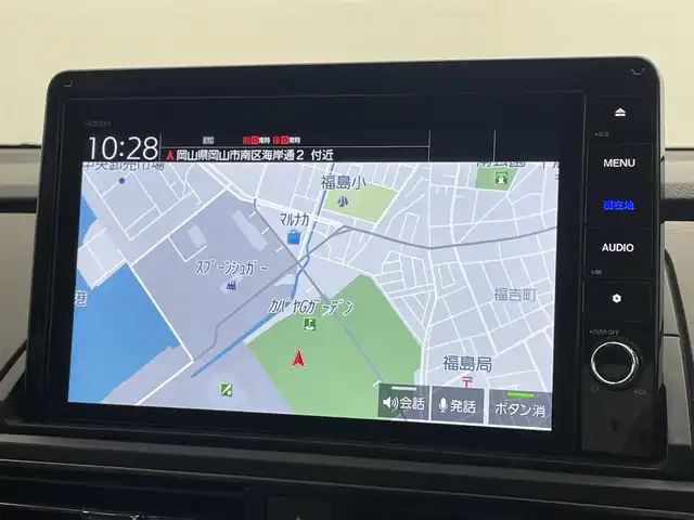 ホンダ オデッセイ ハイブリッド e:HEVアブソルート 岡山県 2022(令4)年 2.9万km プレミアムスパークルブラックパール 純正10インチナビ/（CD/DVD/BT/フルセグTV/Carplay）/バックカメラ/ステアリングスイッチ/ビルトインETC２．０/両側パワースライドドア/コーナーセンサー/オットマン付きシート/前後ドライブレコーダー/置くだけ充電/追従型クルーズコントロール/純正17インチアルミホイール/オートブレーキホールド/ISOFIX/ステアリングスイッチ/チルトステアリング/シートリフター/ウインカーミラー/ドアバイザー