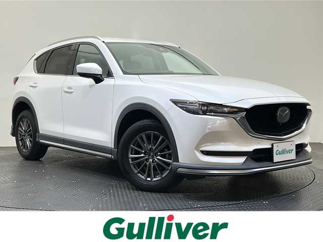 マツダ ＣＸ－５ 25S Lパッケージ 愛媛県 2018(平30)年 4.8万km スノーフレイクホワイトパールマイカ ・ナビ（フルセグＴＶ・ＢＴ・ＡＵＸ・ＦＭ・ＡＭ・ＵＳＢ・ＣＤ・ＤＶＤ）/・全方位カメラ　/・ＥＴＣ　/・前方ドラレコ　/・パワーバックドア　/・レーダークルーズコントロール　/・衝突軽減ブレーキ　/・レーンキープアシスト/・ステアリングヒーター/・DN席シートヒーター/・DN席パワーシート