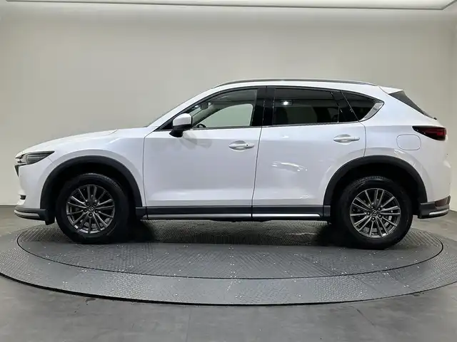 マツダ ＣＸ－５ 25S Lパッケージ 愛媛県 2018(平30)年 4.8万km スノーフレイクホワイトパールマイカ ・ナビ（フルセグＴＶ・ＢＴ・ＡＵＸ・ＦＭ・ＡＭ・ＵＳＢ・ＣＤ・ＤＶＤ）/・全方位カメラ　/・ＥＴＣ　/・前方ドラレコ　/・パワーバックドア　/・レーダークルーズコントロール　/・衝突軽減ブレーキ　/・レーンキープアシスト/・ステアリングヒーター/・DN席シートヒーター/・DN席パワーシート