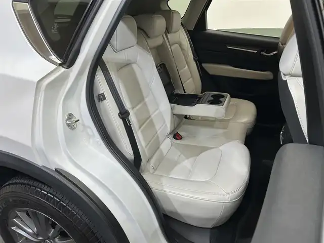 マツダ ＣＸ－５ 25S Lパッケージ 愛媛県 2018(平30)年 4.8万km スノーフレイクホワイトパールマイカ ・ナビ（フルセグＴＶ・ＢＴ・ＡＵＸ・ＦＭ・ＡＭ・ＵＳＢ・ＣＤ・ＤＶＤ）/・全方位カメラ　/・ＥＴＣ　/・前方ドラレコ　/・パワーバックドア　/・レーダークルーズコントロール　/・衝突軽減ブレーキ　/・レーンキープアシスト/・ステアリングヒーター/・DN席シートヒーター/・DN席パワーシート