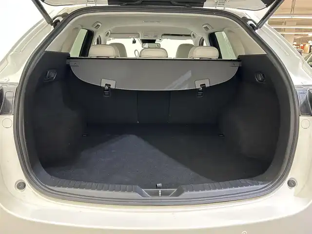 マツダ ＣＸ－５ 25S Lパッケージ 愛媛県 2018(平30)年 4.8万km スノーフレイクホワイトパールマイカ ・ナビ（フルセグＴＶ・ＢＴ・ＡＵＸ・ＦＭ・ＡＭ・ＵＳＢ・ＣＤ・ＤＶＤ）/・全方位カメラ　/・ＥＴＣ　/・前方ドラレコ　/・パワーバックドア　/・レーダークルーズコントロール　/・衝突軽減ブレーキ　/・レーンキープアシスト/・ステアリングヒーター/・DN席シートヒーター/・DN席パワーシート