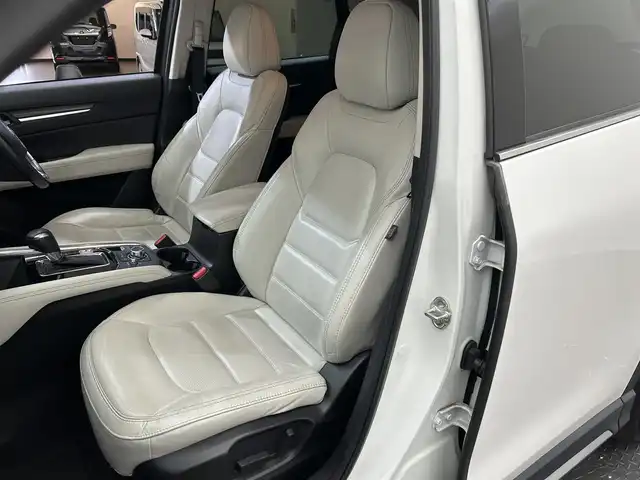 マツダ ＣＸ－５ 25S Lパッケージ 愛媛県 2018(平30)年 4.8万km スノーフレイクホワイトパールマイカ ・ナビ（フルセグＴＶ・ＢＴ・ＡＵＸ・ＦＭ・ＡＭ・ＵＳＢ・ＣＤ・ＤＶＤ）/・全方位カメラ　/・ＥＴＣ　/・前方ドラレコ　/・パワーバックドア　/・レーダークルーズコントロール　/・衝突軽減ブレーキ　/・レーンキープアシスト/・ステアリングヒーター/・DN席シートヒーター/・DN席パワーシート