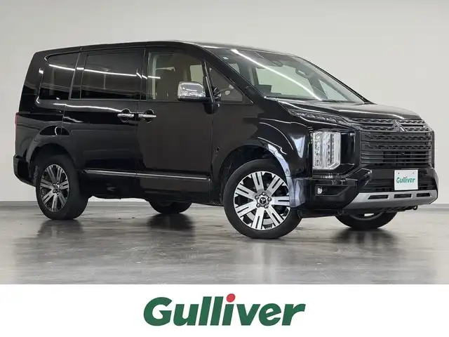 三菱 デリカＤ：５ P 三重県 2023(令5)年 1.9万km アメジストブラック 2.2L ディーゼルターボ/パートタイム4WD/MTモード付インパネ8AT/イクリプス 10インチフローティングナビ AVN-HS01F/（FM/AM/TV/CD/DVD/Bluetooth/SD/AUX/HDMI/AppleCarPlay）/マルチアラウンドモニター/両側オートスライドドア/ETC/e-Assist/・衝突被害軽減ブレーキシステム［FCM］/・車線逸脱警報システム［LDW］/・レーダークルーズコントロールシステム［ACC］/・オートマチックハイビーム［AHB］/・誤発進抑制機能（前進時）/・後側方車両検知警報システム（レーンチェンジアシスト機能付）［BSW/LCA］/・後退時交差車両検知警報システム［RCTA］/装備/・ハーフレザーシート/・シートヒーター（D/N）/・パワーシート（D6way）/・エレクトリックテールゲート（電動バックドア）/・左右独立オートエアコン/・AC100V電源コンセント（100W）/・オートライト/・LED ヘッドランプ＋フロントフォグランプ/・パドルシフト/・オートワイパー/・自動防眩ルームミラー/・純正18inAW/・プッシュスタート/・保/取/・スマートキーx2