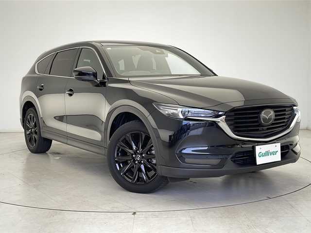 マツダ ＣＸ－８ XD ブラックトーンエディション 千葉県 2021(令3)年 4.5万km ジェットブラックマイカ アラウンドビューモニター/レーダークルーズコントロール/ブラインドスポットモニター/パーキングセンサー/衝突軽減ブレーキ/車間認知支援システム/純正SDナビ　/　AM/FM/Bluetooth/フルセグTV/USB/アダプティブクルーズコントロール/社外ドライブレコーダー前後/社外ETC/電動リアゲート/ステアリングスイッチ