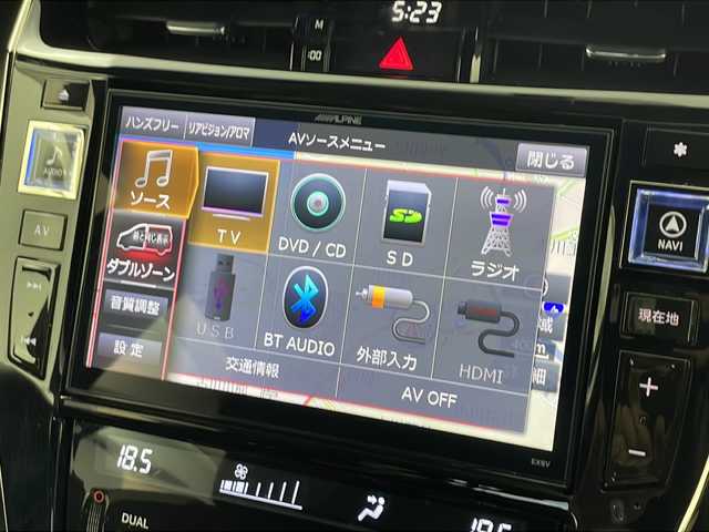 トヨタ ハリアー エレガンス G’s 宮城県 2016(平28)年 3.9万km スパークリングブラックパールクリスタルシャイン 禁煙車/アルパイン9型ナビ/・BT.CD.DVD.SD.USB.HDMI/フルセグTV/バックカメラ/ハーフレザーシート/パワーシート/ビルトインETC/プッシュスタート/スマートキー×2/ステアリングスイッチ/LEDヘッドライト/LEDフォグランプ/横滑り防止機能/アイドリングストップ/純正フロアマッド/純正19インチAW/純正ドアバイザー