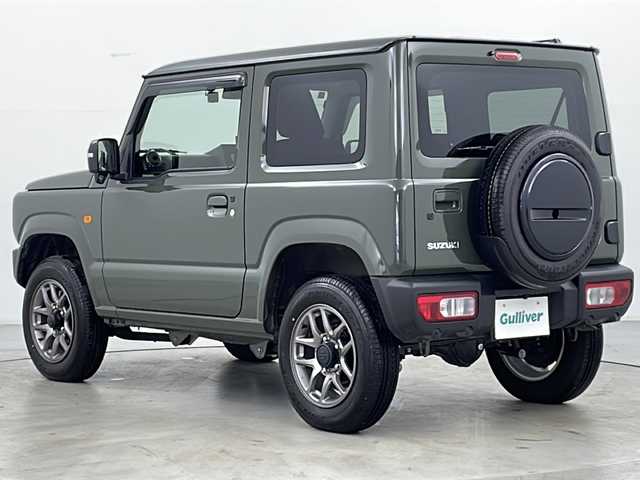 スズキ ジムニー XC 道央・札幌 2025(令7)年 0.2万km ジャングルグリーン ・４WD/・寒冷地仕様/・社外SDナビ/（CD DVD SD BT フルセグ）/・衝突軽減/・レーンキープアシスト/・クルーズコントロール/・ステアリングスイッチ/・D/Nシートヒーター/・ドアミラーヒーター/・LKA/・ダウンヒルアシスト/・LEDヘッドライト/・フォグランプ/・バックカメラ/・社外ドラレコ（前）/・純正１６インチAW