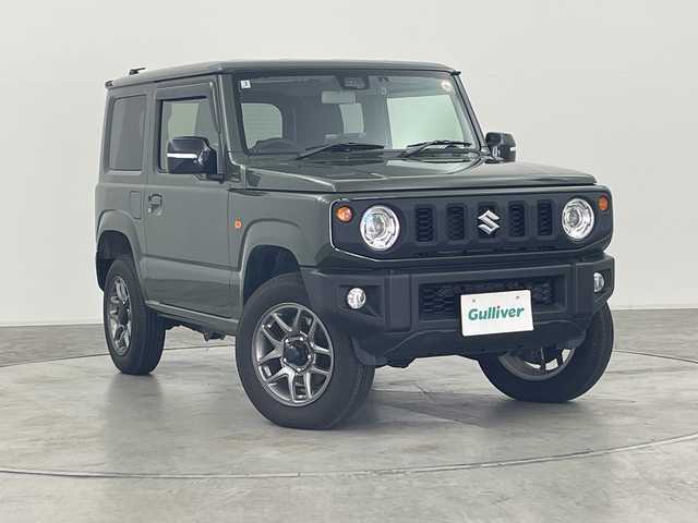 スズキ ジムニー XC 群馬県 2025(令7)年 0.2万km ジャングルグリーン ４ＷＤターボ　１０型ナビ　Ｂｌｕｅｔｏｏｔｈ／フルセグＴＶ　バックカメラ　ドラレコ　衝突被害軽減システム　シートヒーター　クルーズコントロール　ダウンヒルアシスト　ステアリングスイッチ　禁煙車