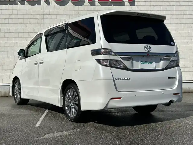 トヨタ ヴェルファイア 2．4Z ゴールデンアイズⅡ 富山県 2014(平26)年 8.7万km ホワイトパールクリスタルシャイン 純正ナビ/Bluetooth/CD/DVD/ツインムーンルーフ/両側パワースライドドア/パワーバックドア/バックカメラ/クルーズコントロール/HIDヘッドライト/コーナーセンサー/ドライブレコーダー/スマートキー/ETC/純正フロアマット/ハーフレザーシート