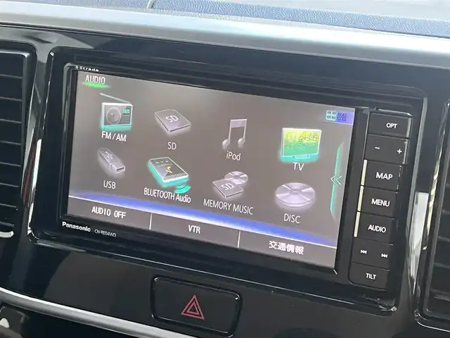 日産 デイズ ルークス HWS X Vセレクション 滋賀県 2018(平30)年 6.9万km スパークリングレッドM 純正7インチナビ/【Bluetooth/CD/DVD/フルセグTV】/両側パワースライドドア/全方位カメラ/クリアランスソナー/レーンキープアシスト/衝突軽減ブレーキ/ETC/プッシュスタート/スマートキー