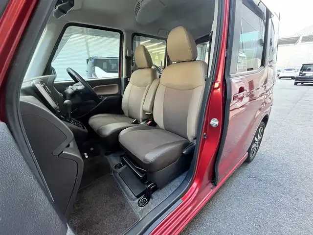 日産 デイズ ルークス HWS X Vセレクション 滋賀県 2018(平30)年 6.9万km スパークリングレッドM 純正7インチナビ/【Bluetooth/CD/DVD/フルセグTV】/両側パワースライドドア/全方位カメラ/クリアランスソナー/レーンキープアシスト/衝突軽減ブレーキ/ETC/プッシュスタート/スマートキー