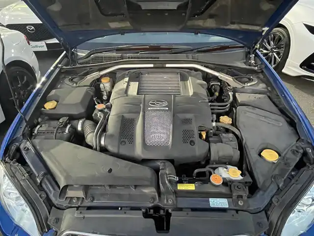 スバル レガシィ ツーリングワゴン tuned by STI 群馬県 2007(平19)年 7.3万km WRブルー ７型ＳＤナビ　/フルセグ　/ＢＲＥＭＢＯ黒キャリパー　/ＳＴＩマフラー　/ＳＴＩ純正１６ＡＷ　/ＳＴＩハーフレザーシート　/バックカメラ　/ドラレコ　/パドルシフト　/前席パワーシート　/純正フロアマット　/スマートキー/Bluetooth/本革ステアリング/RAYSホイールナット/フォグランプ/シートセットポジションメモリー/ETC/ベンチシート/パワーステアリング